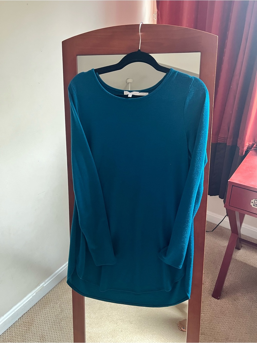 Calvin Klein Teal Crewneck Tunic